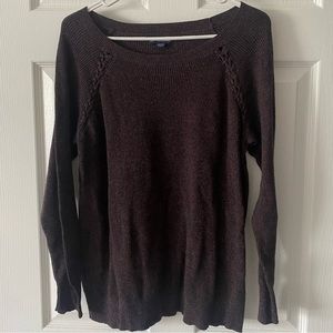 American Eagle 🦅 Sweater with Braid Accents